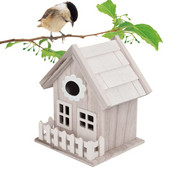 Υψηλής ποιότητας Ξύλινο Σπίτι Πτηνών Επιτοίχιο Σχοινί Κρεμαστό Σπίτι Κηπουρική Διακόσμηση Δημιουργική Εξωτερική Φωλιά Μικρού Σπίτι για Πουλιά