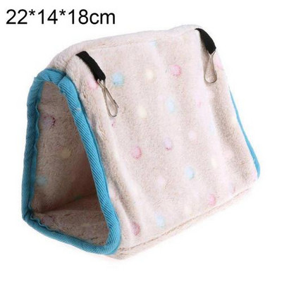 Lemmiklind papagoi plüüsis soe võrkkiige pesa rippuv maja ahvena puur pehme plüüsist voodi mänguasi hall puu augukujuline rippuv magamispesa