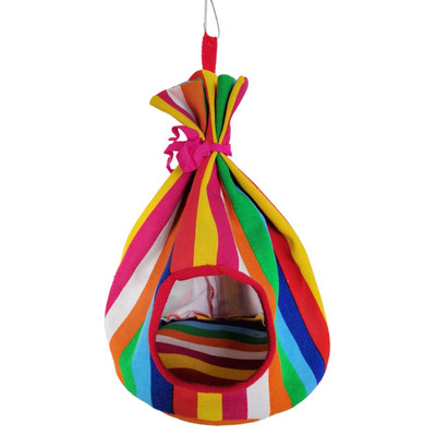 Φωλιά πουλιών Κρεμαστή αιώρα Κρεβάτι Καμβάς Χειμερινό ζεστό σπίτι Κλουβί κρησφύγετο για ξεκούραση Μικρός παπαγάλος Αξεσουάρ Hamster Sugar Glider