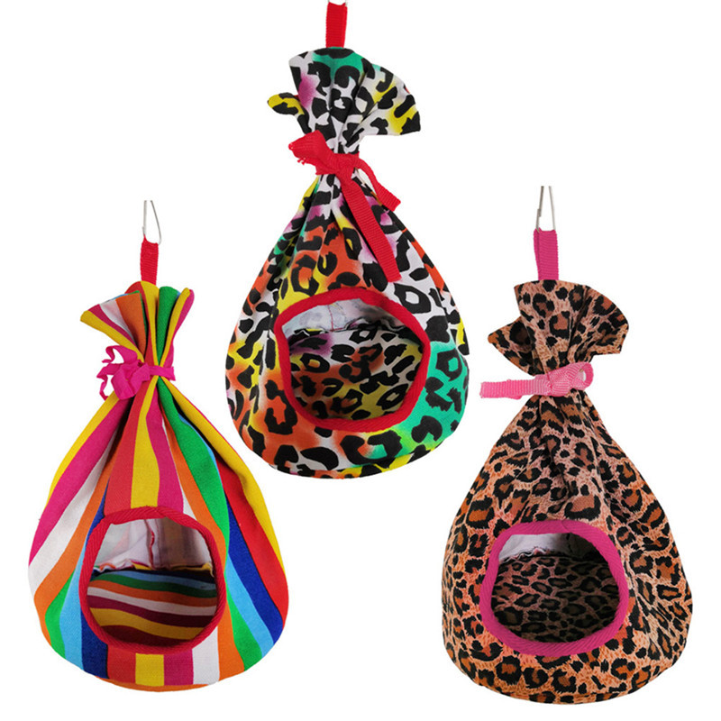 Φωλιά πουλιών Κρεμαστή αιώρα Κρεβάτι Καμβάς Χειμερινό ζεστό σπίτι Κλουβί κρησφύγετο για ξεκούραση Μικρός παπαγάλος Αξεσουάρ Hamster Sugar Glider