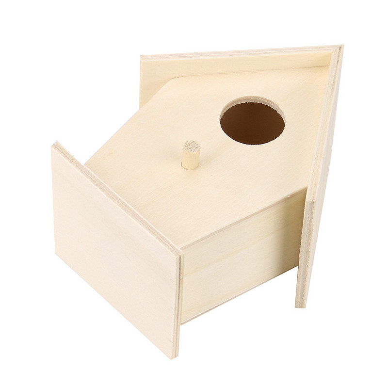 Kvaliteetne puidust lindude pesamaja Linnumaja linnukast rippuv kaunistus loominguline seinale kinnitatav puidust õuepesa linnumaja