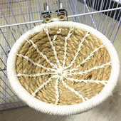 Bird Nest Natural Handmade Rope Weaved Egg Cage for Canary Finch Budgie Bird Breeding Nest House Home Αξεσουάρ κλουβιού παπαγάλου