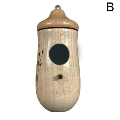 Hummingbird House - 2023 New Wooden Hummingbird House For Outdoor Hanging Hummingbird House For Nesting