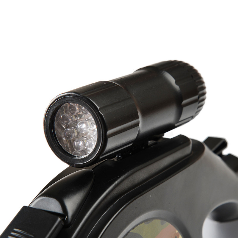 Lesă retractabilă pentru câini, 8 m, lesă pentru animale de companie rezistentă, pentru câini de talie medie, mare, plimbare, lesă de alergare, frânghie cu lanternă LED