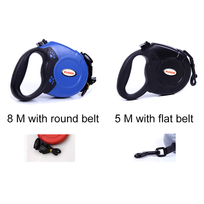 8M uvlačivi povodac za velike pse Izdržljivi najlonski povodci za pse Automatski produžujući povodci za hodanje kućnih ljubimaca Uže za srednje velike pse Pitbulls