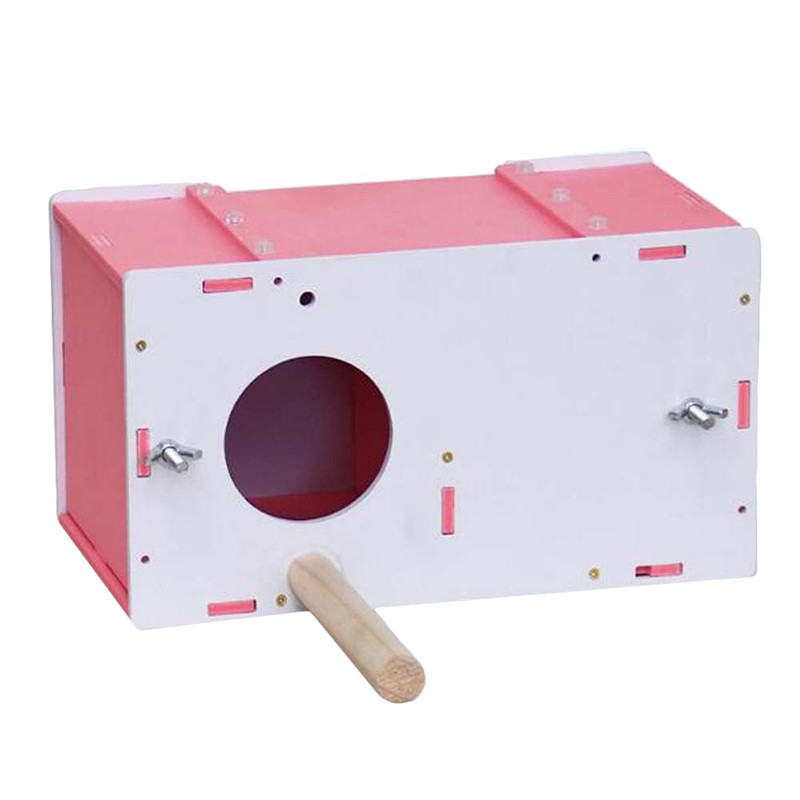 Pet Bird Breeding Box Parakeet Budgie Cockatiel Breeding Box Nest Box Nest Isolation Birdhouse