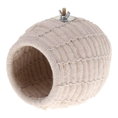 Jucărie de casă pentru cuib de păsări cu țesătură de frânghie fierbinte pentru păsăriș pentru papagali, cușcă pentru papagali, biban pentru incubație.