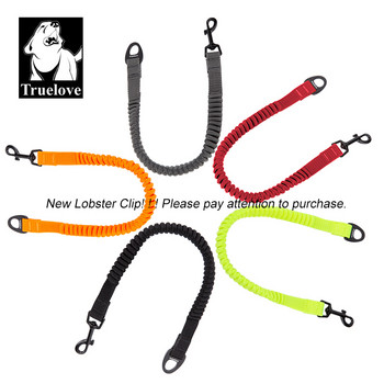 Truelove Short Bungee Dog Nylon Leash Σχοινί για κολάρο σκύλου Ανασυρόμενη προέκταση για όλες τις φυλές Εκπαίδευση τρέξιμο περπάτημα TLL2971