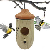 Case de colibri pentru gradina exterioara case de colibri de fag noi case de colibri natural cu cerc metalic gradina exterioara