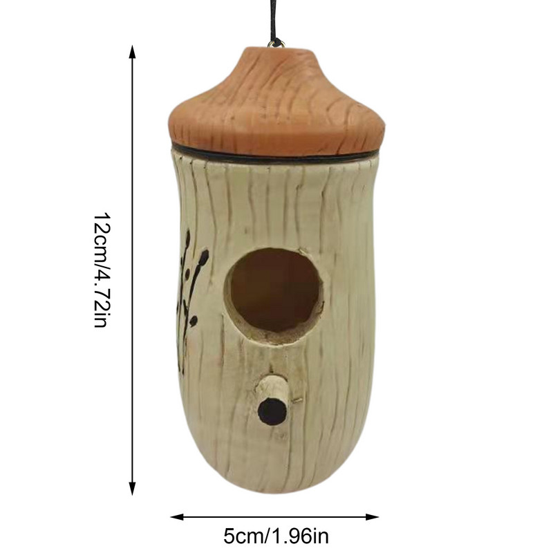 Case de colibri pentru gradina exterioara case de colibri de fag noi case de colibri natural cu cerc metalic gradina exterioara