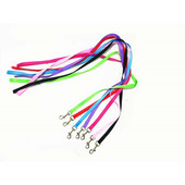 7 spalvos 120 cm * 1,5 cm Nailono naminių šunų pavadėlis šunų antkaklis vaikščiojimo treniruočių pavadėlis katėms šunų petnešos antkaklis pavadėlio diržo diržas