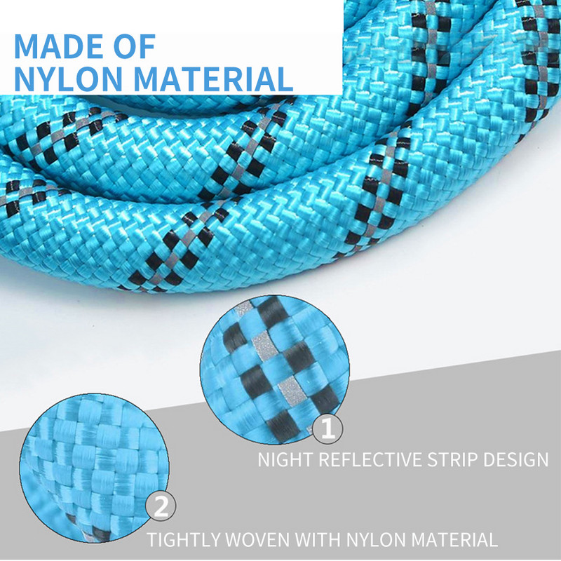 Hanpanda Fire puternice, foarte reflectorizante, lesă pentru câini de companie, 360°, fără încurcături și mâner confortabil căptușit pentru câini, potrivit pentru câinii SML