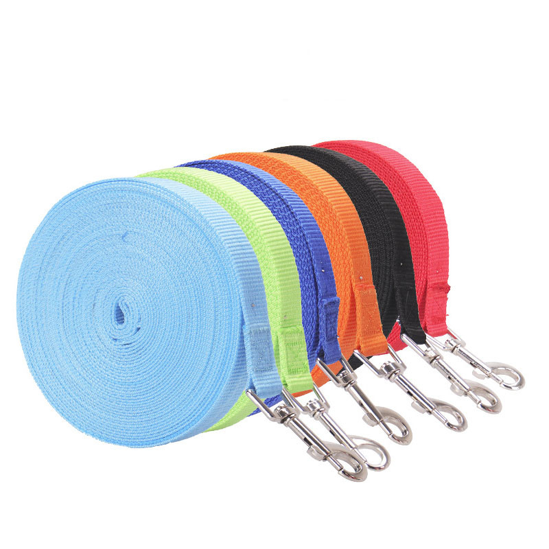 Lesă de câine de bază, durabilă, din nailon, pentru căței, pentru câini mici, mijlocii mari, antrenament de mers, camping, curte, accesorii pentru perros