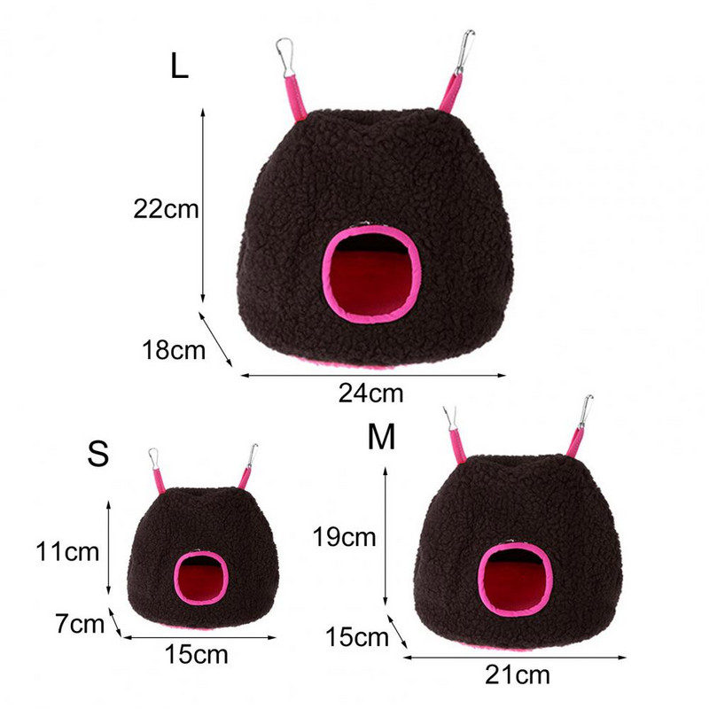 Cuib de păsări cald, respirabil, menține cald pentru animale de companie, accesorii pentru cuști pentru păsări din peșteră.