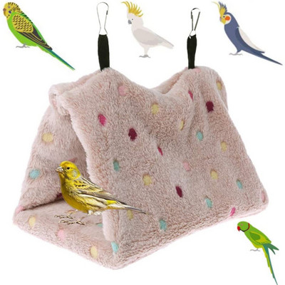 Pet Parrot Hammock Bird Hanging Bed House Plush Winter Warm Cage Nest Tent High Quality