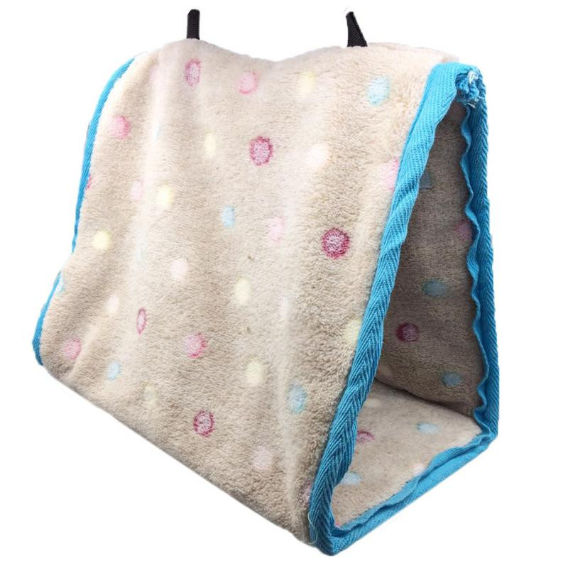 Pehme plüüsist lemmikloomapapagoi papagoi viirpapagoi soe võrkkiik puur, soe pesa narivoodi pesad rippuva koopa talvepesa