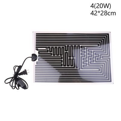 Rāpuļu mājdzīvnieku sildīšanas paliktnis ar temperatūras regulēšanas kontrolieri, kas paredzēts Reptile Vivarium Vivarium