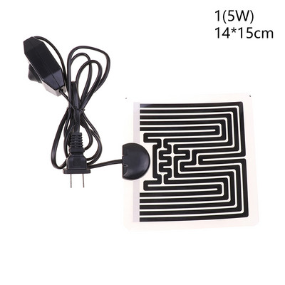 Rāpuļu mājdzīvnieku sildīšanas paliktnis ar temperatūras regulēšanas kontrolieri, kas paredzēts Reptile Vivarium Vivarium