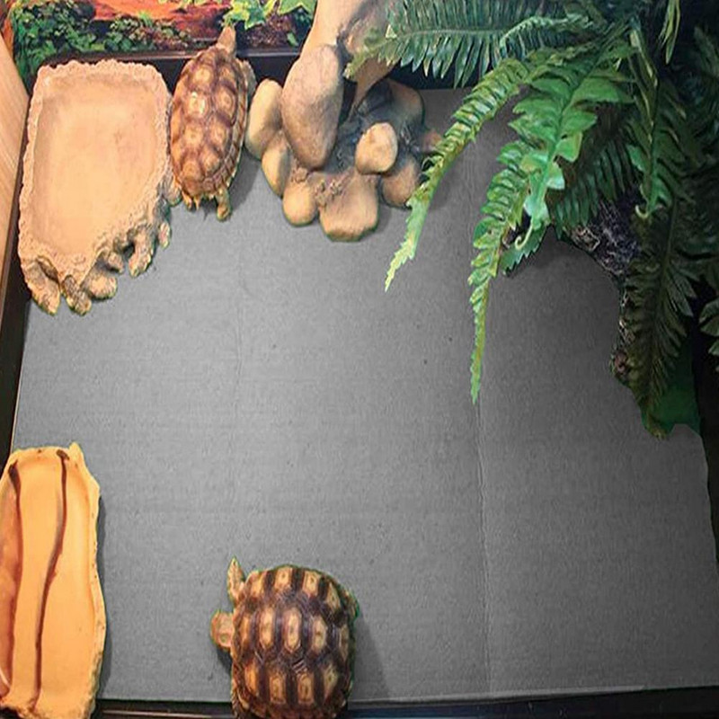 3 izmēru rāpuļu paklājs, terārija pakaišu pamatne, rāpuļu būra paklāja tvertnes piederumi bārdainajam pūķa ķirzakas bruņurupucim