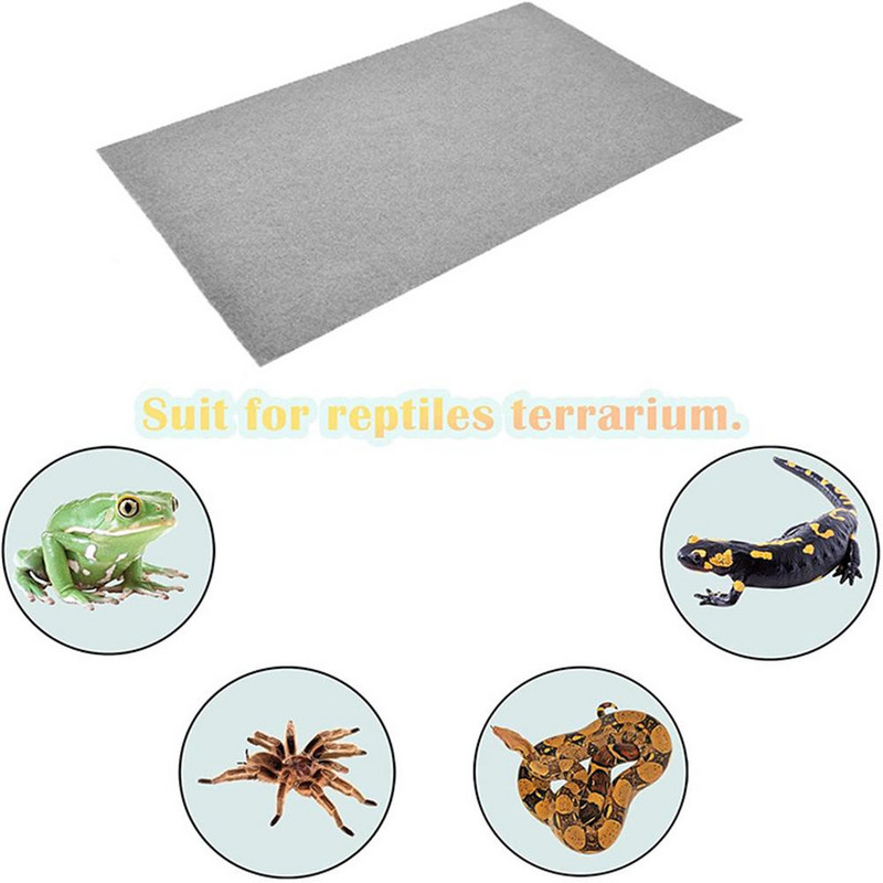 3 izmēru rāpuļu paklājs, terārija pakaišu pamatne, rāpuļu būra paklāja tvertnes piederumi bārdainajam pūķa ķirzakas bruņurupucim