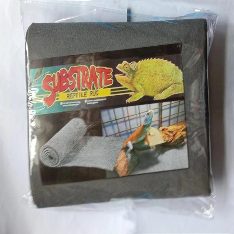 3 izmēru rāpuļu paklājs, terārija pakaišu pamatne, rāpuļu būra paklāja tvertnes piederumi bārdainajam pūķa ķirzakas bruņurupucim