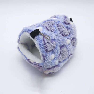 Patul de iarnă cald pentru hamsteri hamac agățat cuib acasă cușcă pentru animale mici lenjerie de pat pentru cobai veveriță care se joacă dormind