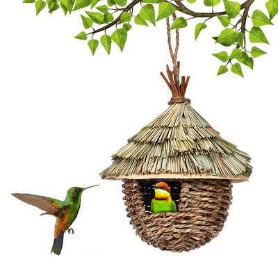 Естествени влакна Птичи колиби за почивка Естествени влакна за градина