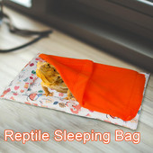 Σετ υπνόσακου Reptile Bearded Dragon Warm Bed Lizards Sleeping Bag Αδιάβροχη κουβέρτα ύπνου ερπετών για μικρό χάμστερ