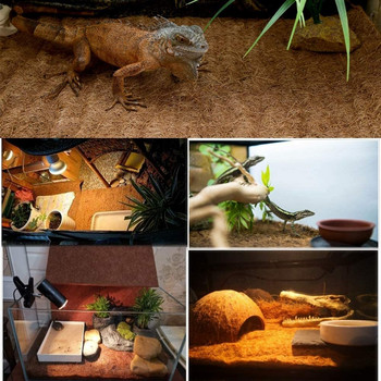 26,5cm Coconut Palm Mat Reptile Carpet Fiber Tortoise For Pet Terrarium Liner Supplies terrario reptil calefaccion reptiles