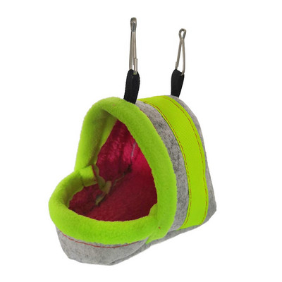 Πουλιά Χειμερινή ζεστή βαμβακερή φωλιά υπνόσακος με 2 γάντζους για παπαγάλο χάμστερ τσιντσιλά σκίουρος σκαντζόχοιρος