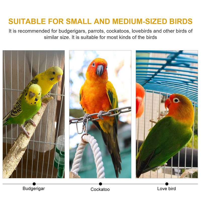 Cușcă pentru păsări pentru păsări Cuști Cuști Mana cuibărată Papagal adormit Accesorii țesute Cockatiel Crescere colibri