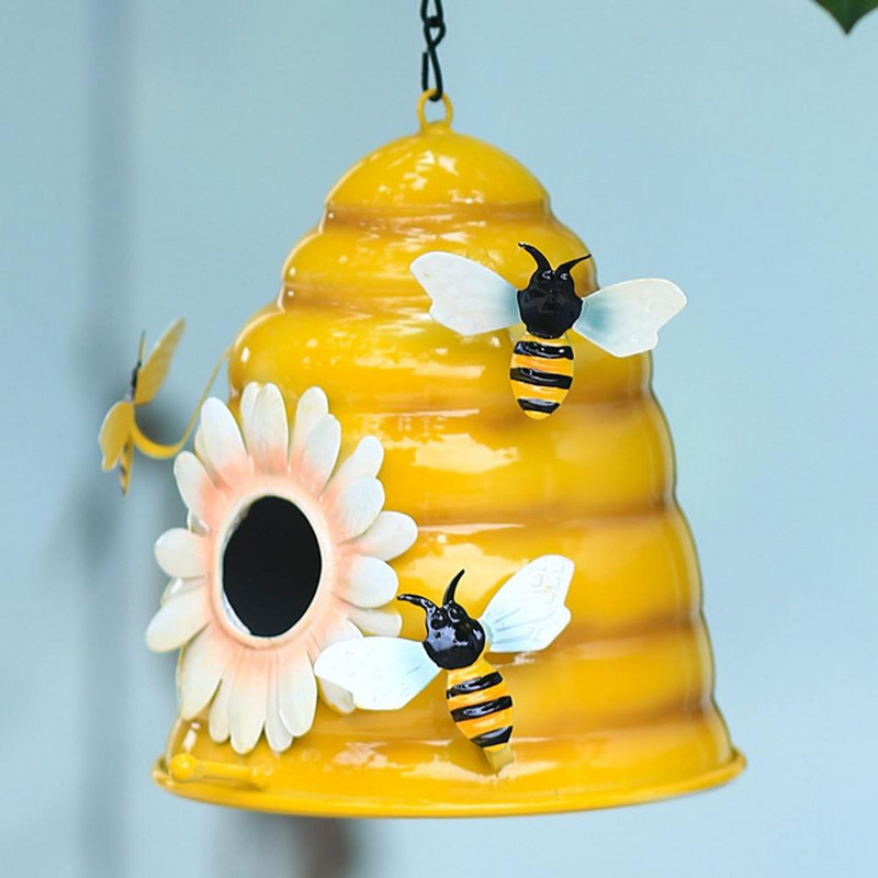 Bird Nest Craft Ornaments Διακοσμητική Φωλιά παπαγάλου Εύκολη εγκατάσταση Πρακτικό κουτί αναπαραγωγής Pet Bird Habitat Nest