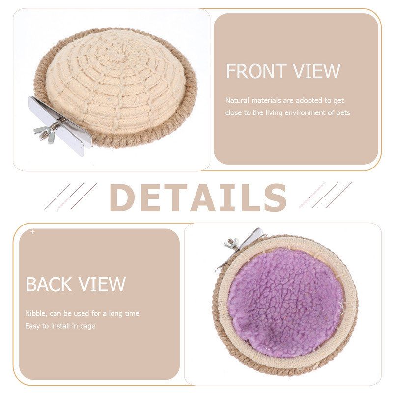 Casă pentru păsări Cușcă frânghie țesătă Călăuță pentru cuibarit Papagal Adăpost în aer liber Eclozionare Iubire Porumbel Boluri din lemn Suport păsări Lacrimă naturală