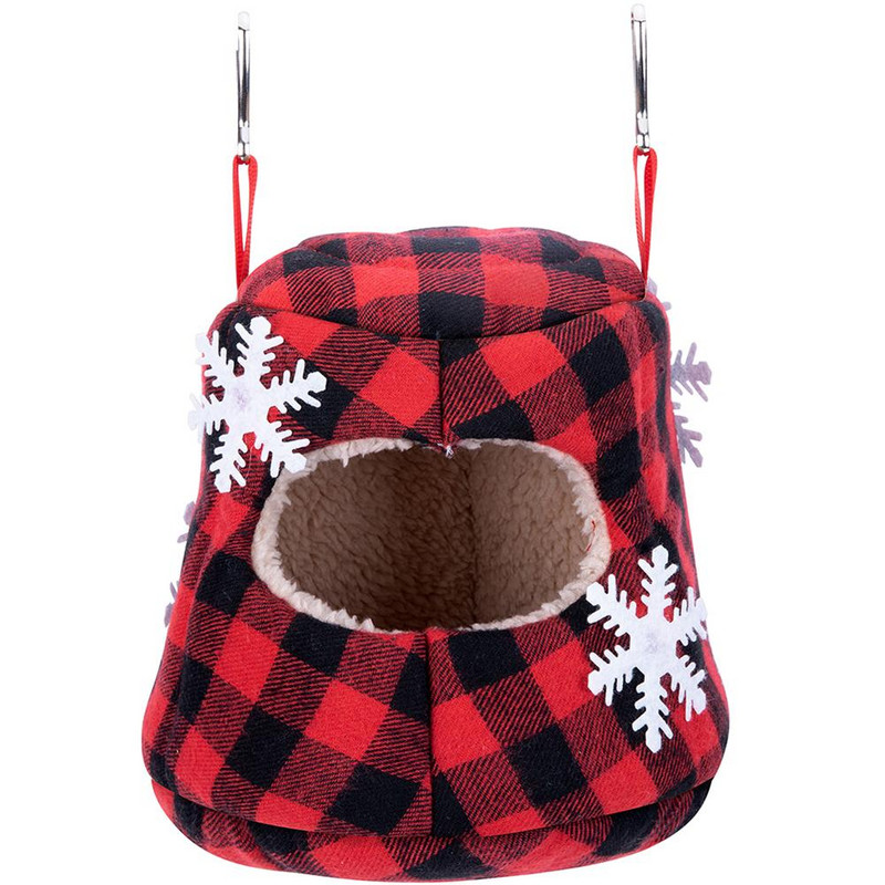 Linnupesa soe ja talvine soe magamine puuvillane pesa jõululinnupeenar Uus papagoi pesa merisea hamstri jaoks