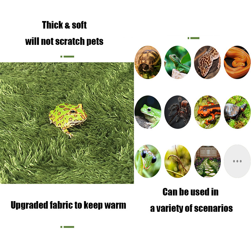 Roomajate vaip Roomajate terraariumi vooderdised Lemmikloomade elupaiga allapanu Pehme matt kilpkonnakameeleoni habemega draakonkilpkonnade iguaani madude jaoks