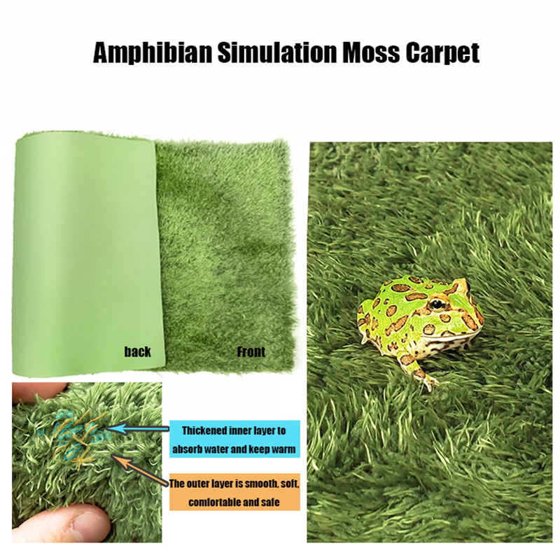 Roomajate vaip Roomajate terraariumi vooderdised Lemmikloomade elupaiga allapanu Pehme matt kilpkonnakameeleoni habemega draakonkilpkonnade iguaani madude jaoks