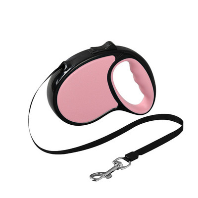 Moodne lemmikloomarihm keskmistele koertele Vastupidav nailonist sissetõmmatav köis Väikese koera jalutusrihm Automaatne pikendatav koerarihm 3 meetrit