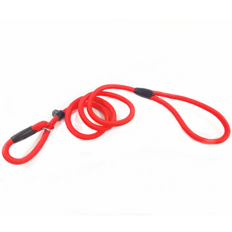 Λουρί εκπαίδευσης σκύλων Slip Pet Dog Nylon Rope Lead Strap Ρυθμιζόμενο κολάρο έλξης για S\M\L\XL