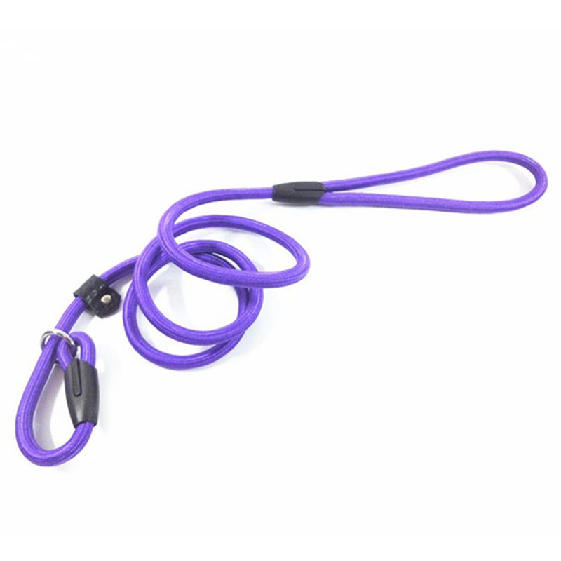 Λουρί εκπαίδευσης σκύλων Slip Pet Dog Nylon Rope Lead Strap Ρυθμιζόμενο κολάρο έλξης για S\M\L\XL