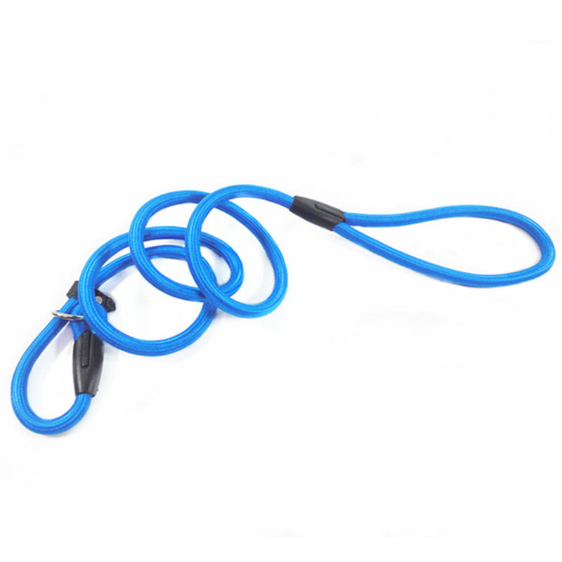 Λουρί εκπαίδευσης σκύλων Slip Pet Dog Nylon Rope Lead Strap Ρυθμιζόμενο κολάρο έλξης για S\M\L\XL