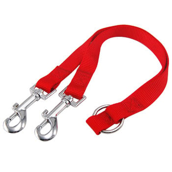 WALK 2 Two DOGS Leash COUPLER Διπλό Twin Lead Λουρί Walking