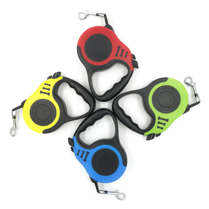 Suņu siksna 3m 5m izturīga pavada Automātiski izvelkama neilona kaķa pavada pagarinājums Staigāšanai skriešanas pavada rulete suņiem Aksesuāri