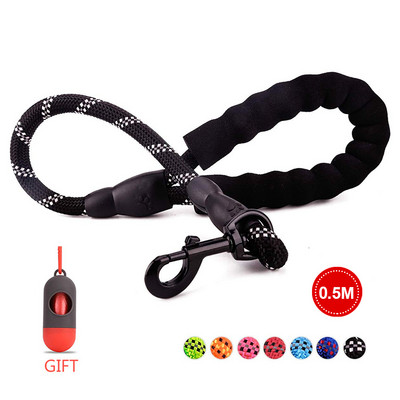 Tugevad jalutusrihmad Peegeldavad vastupidavad koerarihmad Pehme polsterdatud käepidemega Koerte jalutusrihm 0,5M 1,5M