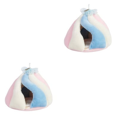 Kavez za ležaljke Hrčak Gvineja Kućni ljubimac Činčila Viseća kućica Stanište za životinje Dječji krevetić Pribor od maboganija Kolibe Životinje za spavanje