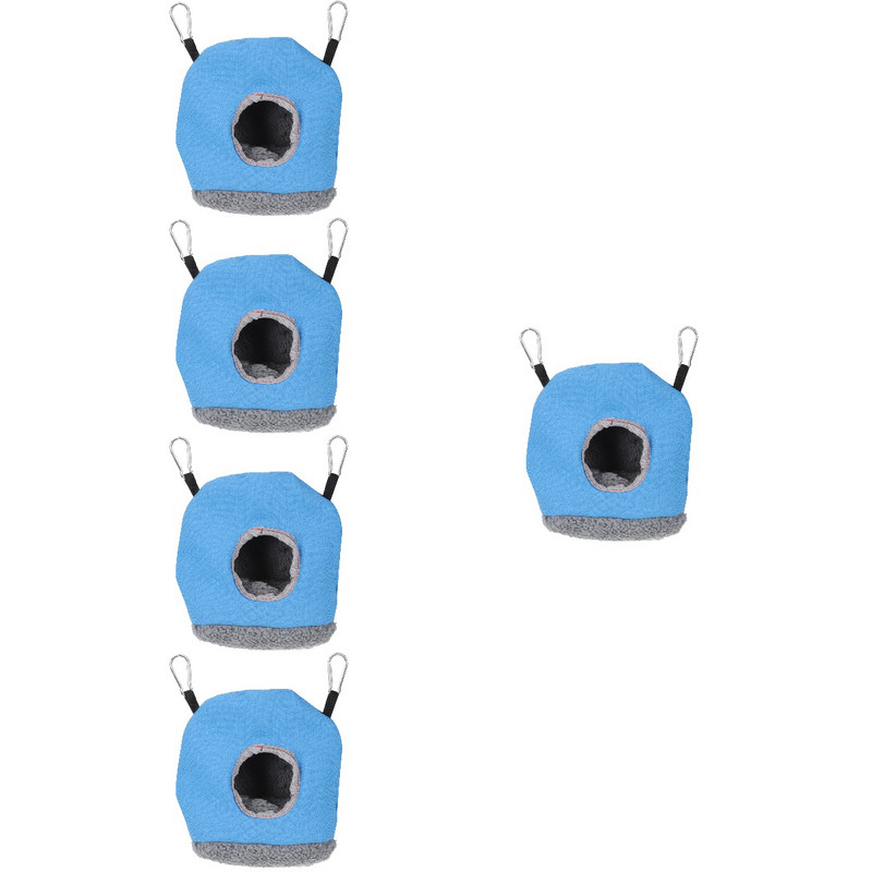 5 buc. Cuiburi de papagal suspendate Casă de papagal din bumbac Accesoriu decorativ pentru casa de păsări