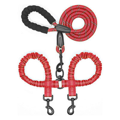 WALK 2 Two DOGS Leash Coupler Διπλό Twin Lead Λουριά Walking Dog
