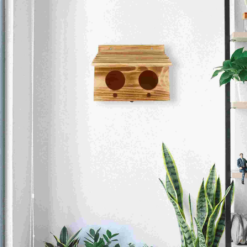 Cutie păsări de casă cuibărit reproducere cutii de calopsite din lemn pentru hamster rândunică rață vrabie pasăre albastră peruș bufniță bricolaj papagal cușcă