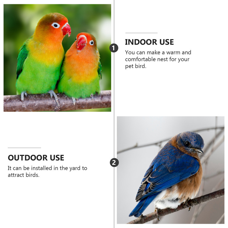 Cutie păsări de casă cuibărit reproducere cutii de calopsite din lemn pentru hamster rândunică rață vrabie pasăre albastră peruș bufniță bricolaj papagal cușcă