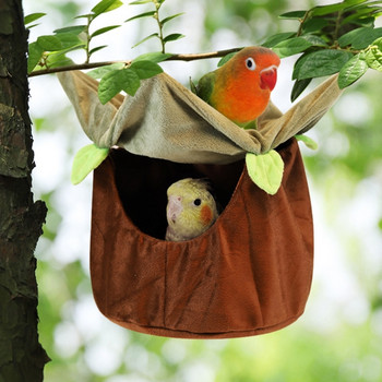 69HF Parrots Nest House Cozy Bird Cage Κρεμαστή αιώρα Birds Bird Sleeping κρεβάτι