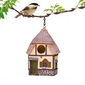 Σπίτια πουλιών για εξωτερικό χώρο Καλοφτιαγμένο Garden Bird House Decor Bird Decoration Outdoor Garden for Outside Bluebirds Tits